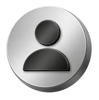Decorative silver 3D user avatar icon shown on the FAQ page