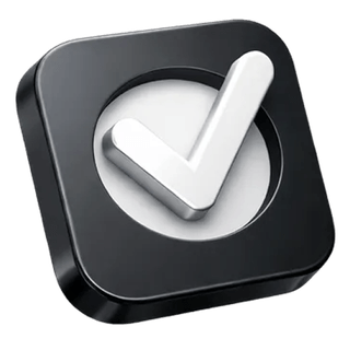 3D confirmation tick icon on the Vantage Capitmere about page